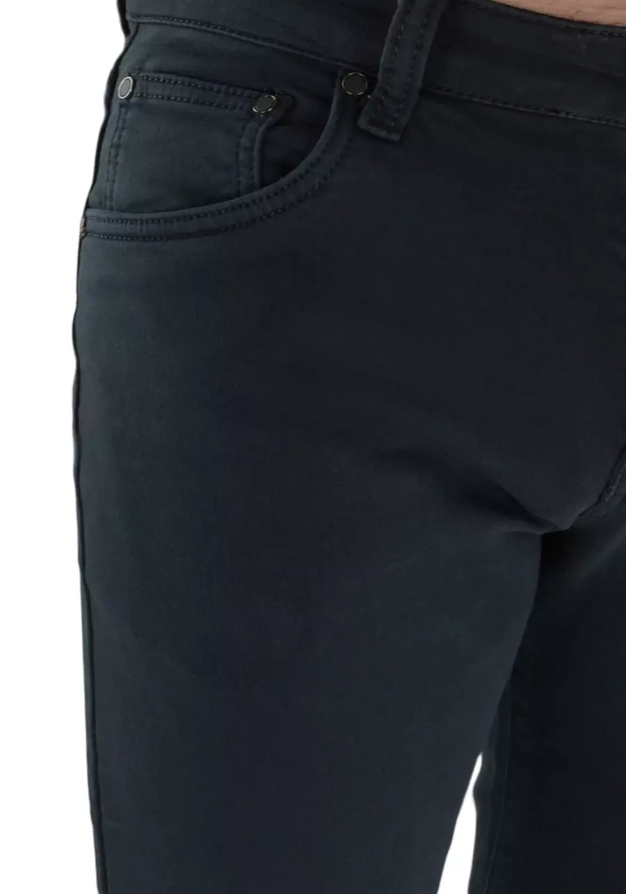 Chinosy męskie w kolorze grafitowym M108