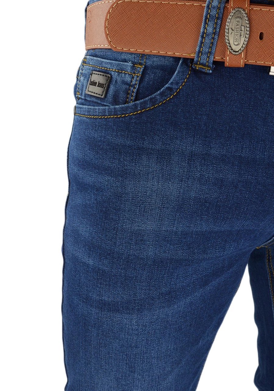 Jeansy męskie regular fit 2128-2 