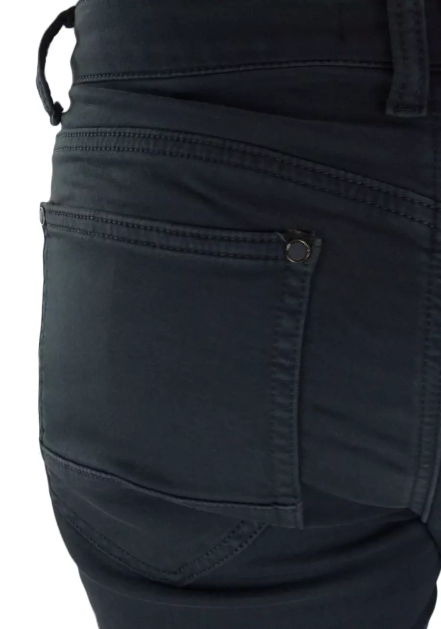 Chinosy męskie w kolorze grafitowym M108