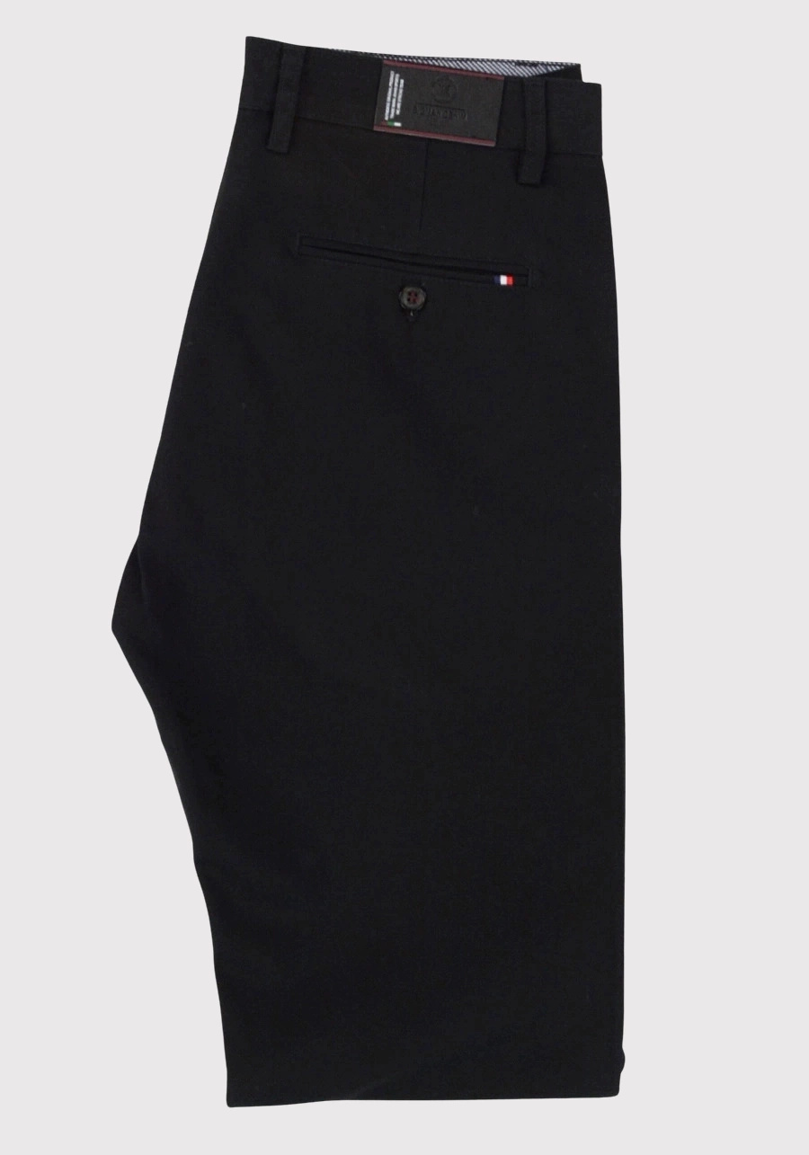 Spodnie męskie dla wysokich (wzrost do 210 cm), czarne  M166