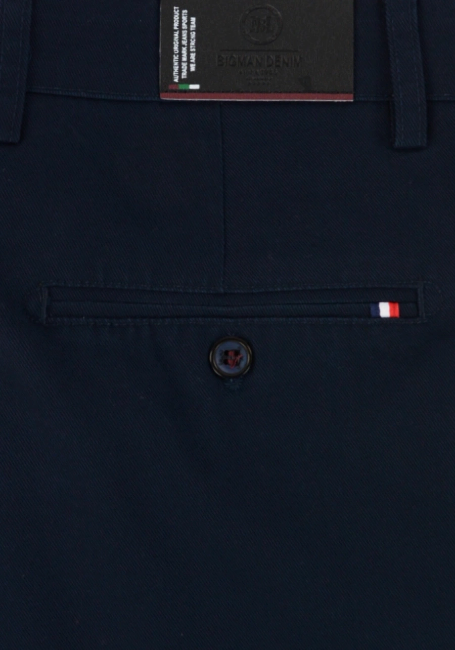 Spodnie męskie dla wysokich (wzrost do 210 cm), ciemnogranatowe  M167