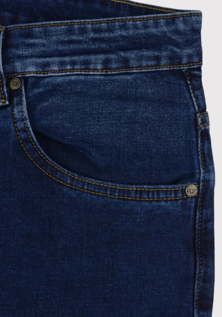 Jeansy męskie z wysokim stanem. Duże rozmiary, rozciągliwe. Plus size 3XL, 4XL, 5XL - M154