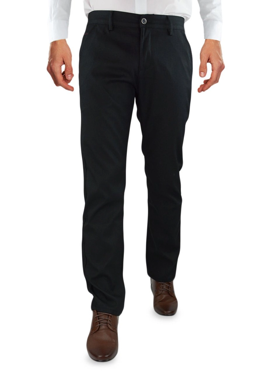 Spodnie męskie eleganckie, czarne dla wysokich (wzrost do 210 cm), niskich, otyłych (do 124 cm w pasie) lub regular. Duże rozmiary bez kantów, wysoki stan, elastyczne - 98