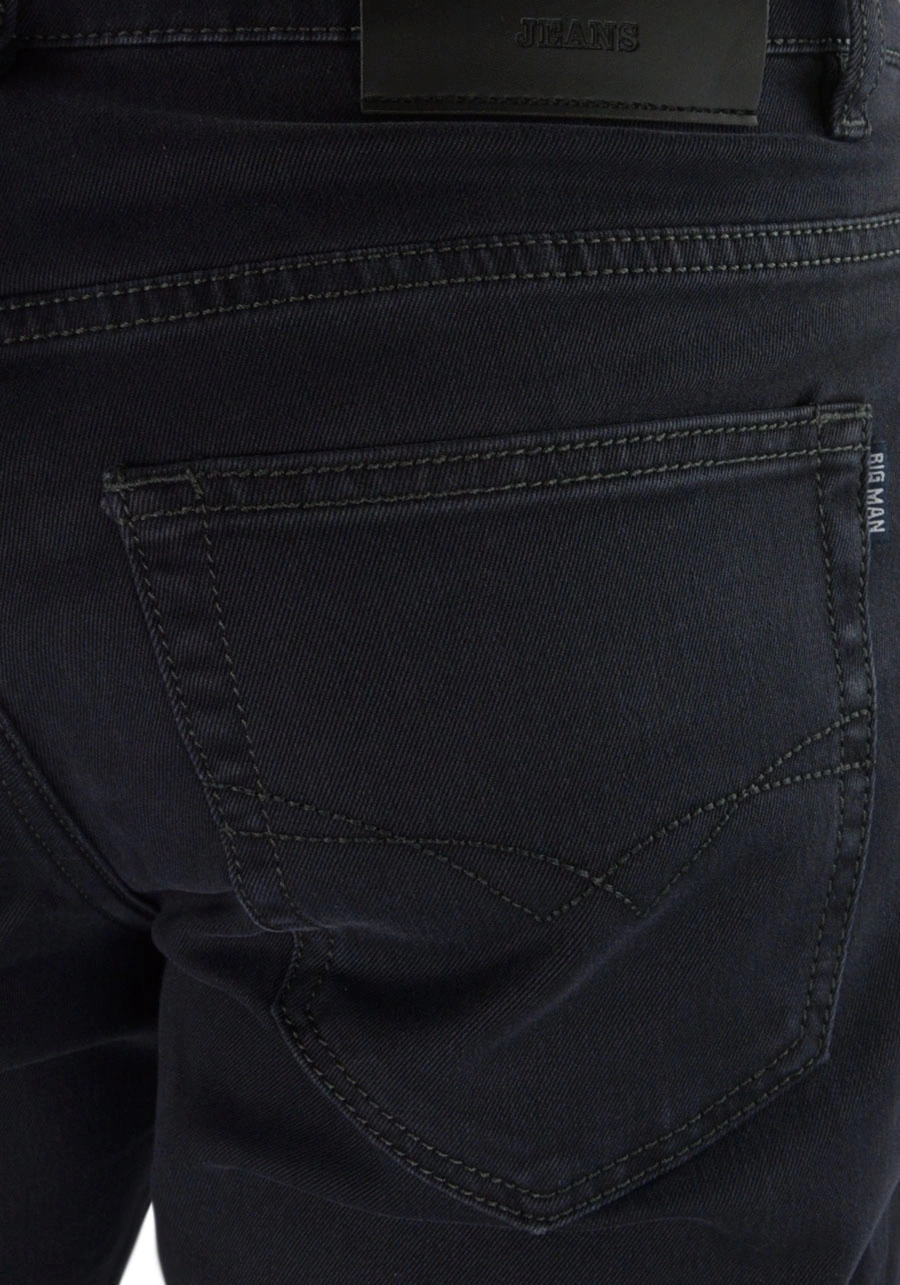 Spodnie męskie grafitowe dla wysokich, niskich, otyłych (do 130 cm w pasie) lub regular. Długie, proste nogawki. Duże rozmiary, wysoki stan - M103