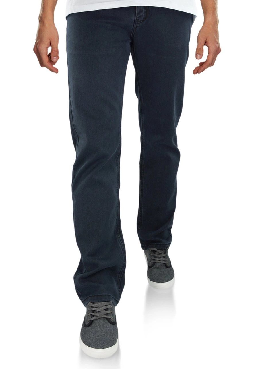 Spodnie męskie dla otyłych (duże rozmiary oversize). Klasyczne oraz proste, ciemnoszare - M161