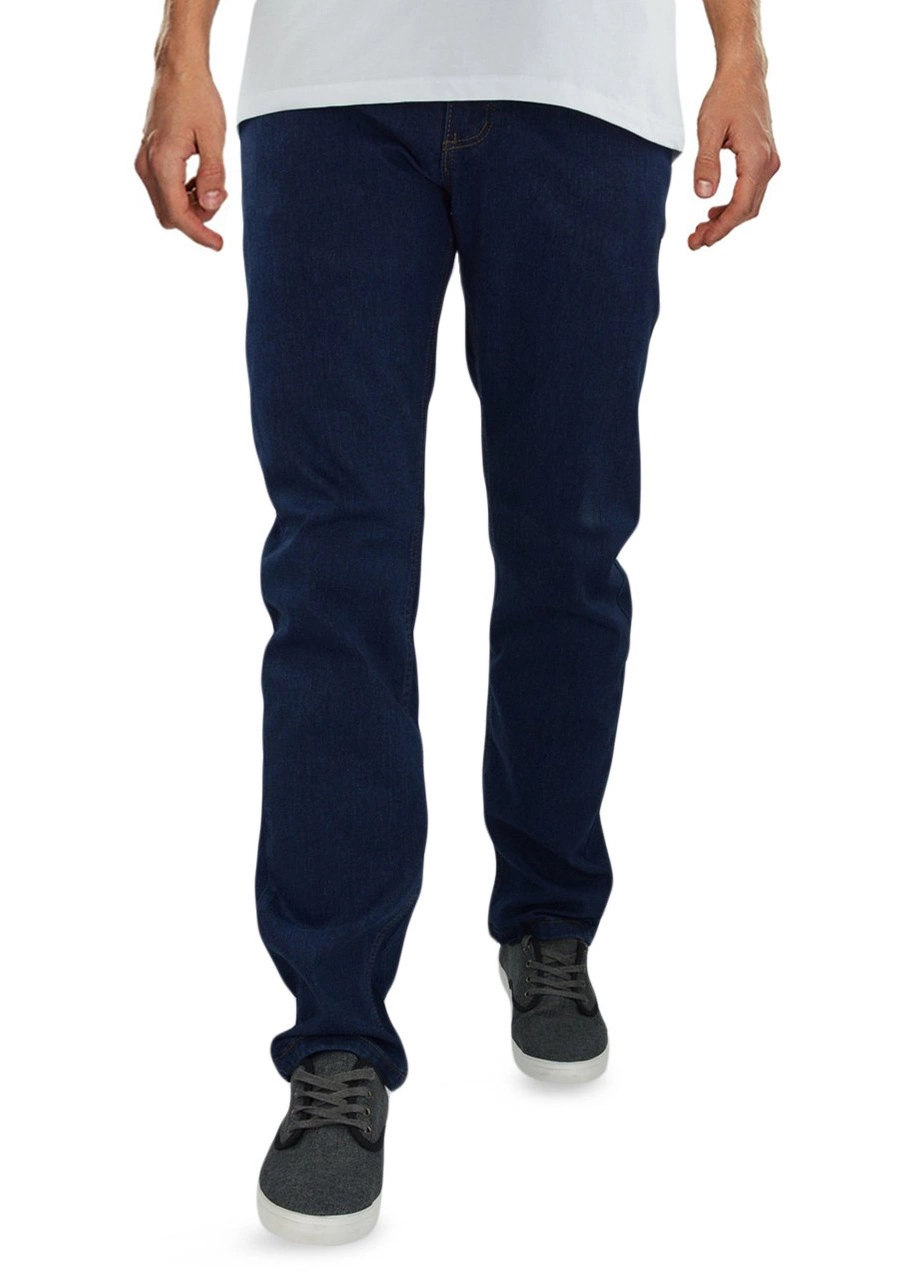 Jeansy męskie klasyczne, proste (szerokie) nogawki. Dla otyłych (duże rozmiary) oraz regular straight - 32