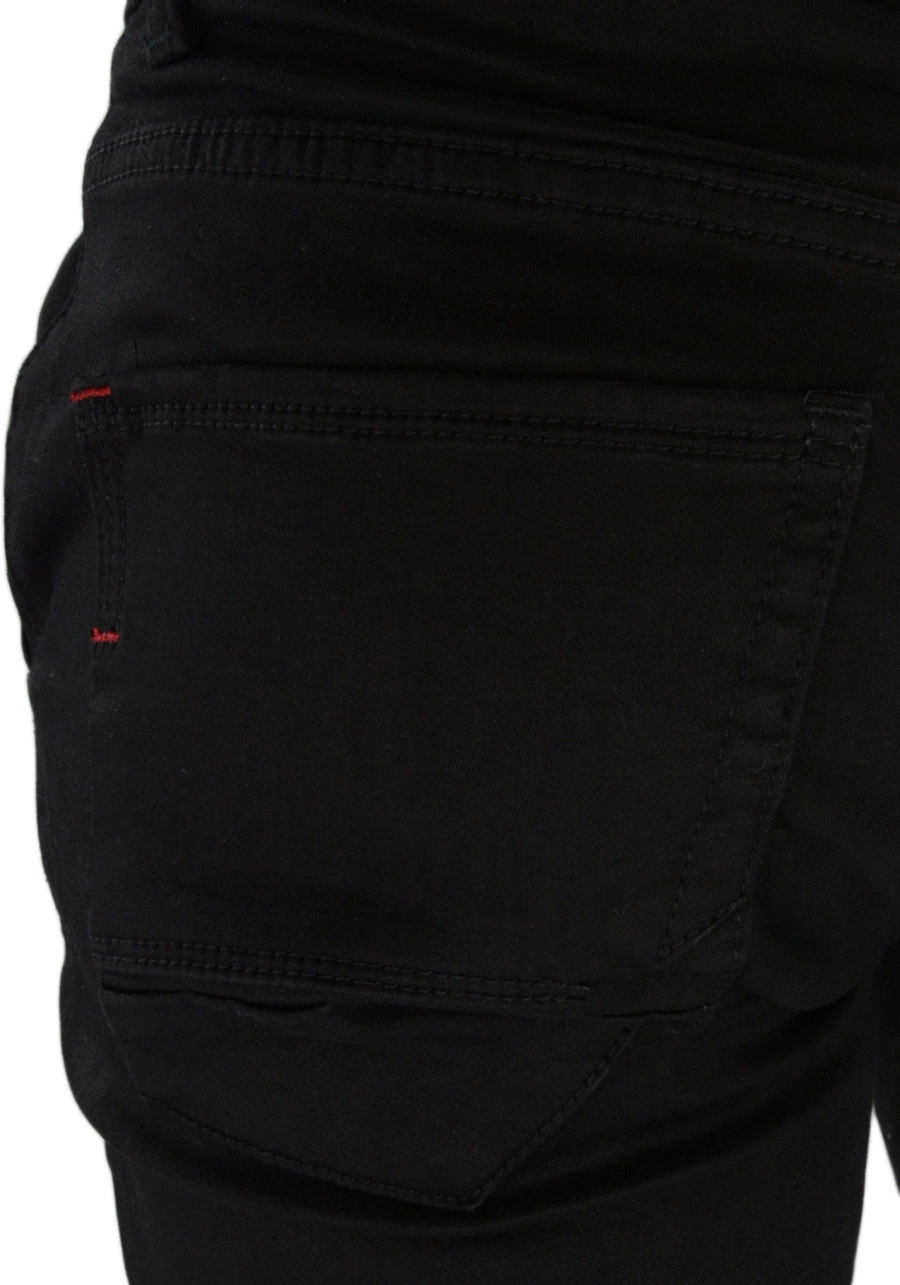 Czarne spodnie męskie chinosy, skinny fit M083