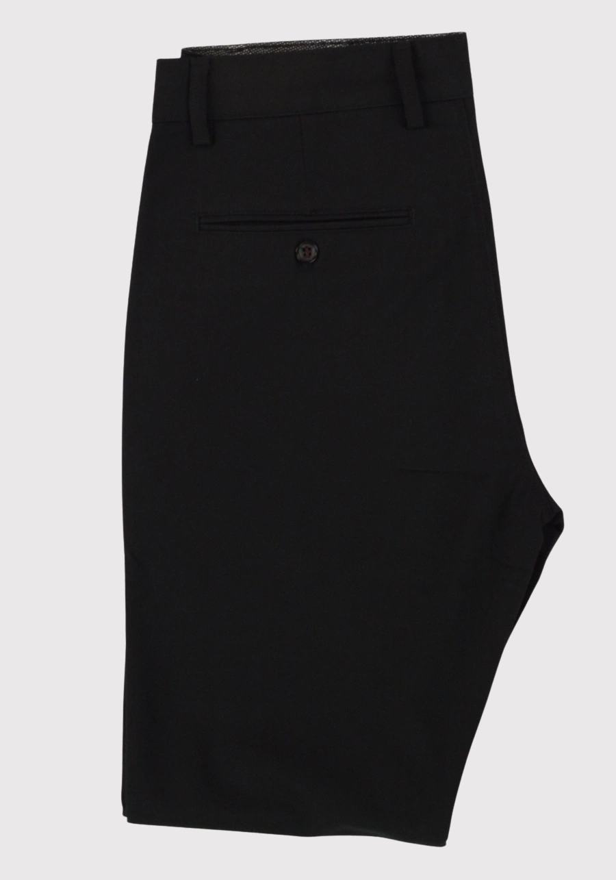 Spodnie męskie czarne, eleganckie, elastyczne chinosy. Lekko zwężane nogawki M162