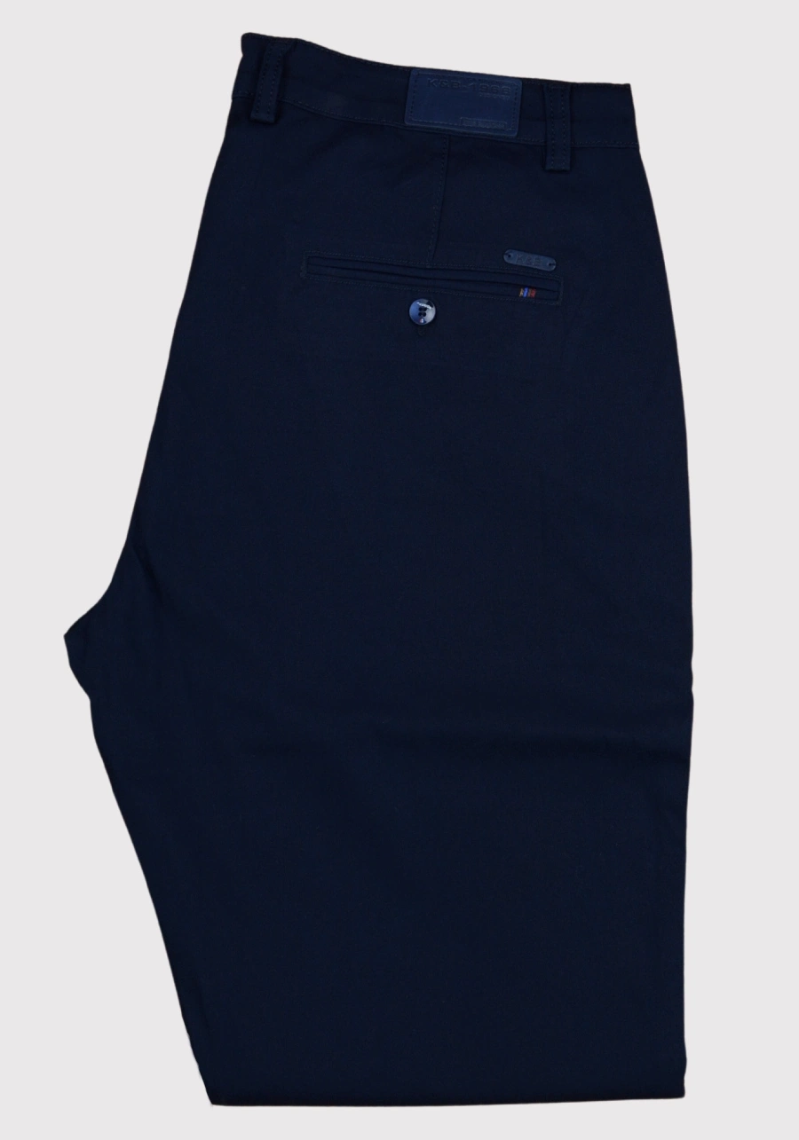 Spodnie męskie duże rozmiary, kolor ciemnogranatowy M153