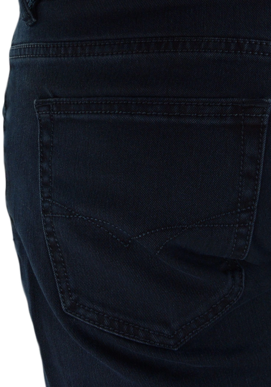 Spodnie męskie granatowe dla wysokich, niskich, otyłych (do 130 cm w pasie) lub regular. Długie, proste nogawki. Duże rozmiary, wysoki stan - M104