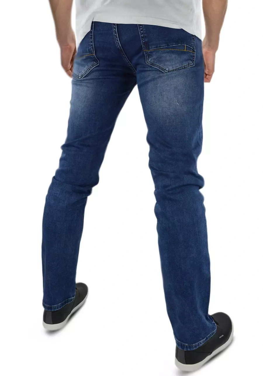 Jeansy męskie slim fit niebieskie M135