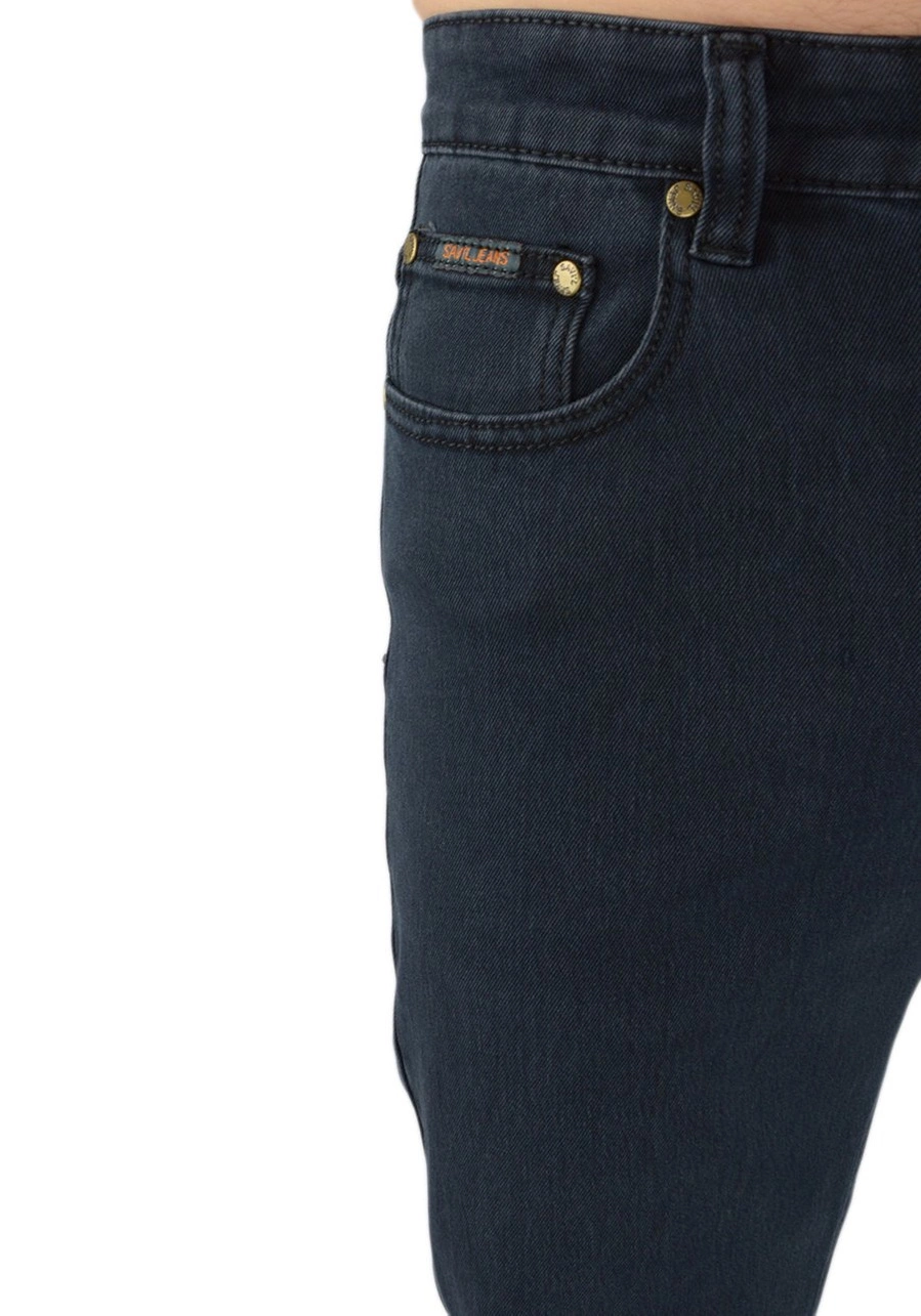 Spodnie męskie dla otyłych (duże rozmiary oversize). Klasyczne oraz proste, ciemnoszare - M161