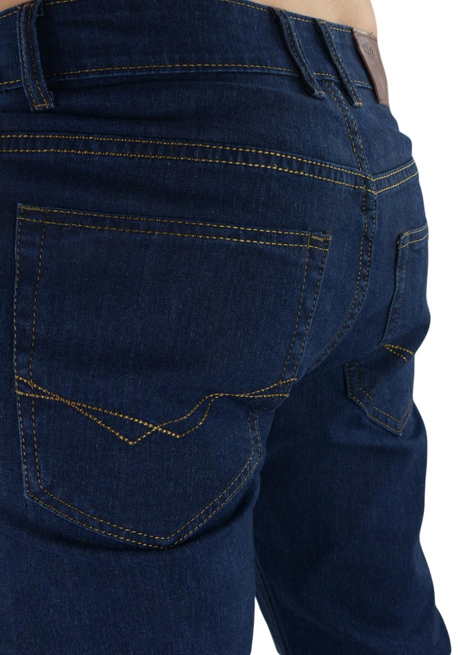 Jeansy męskie klasyczne, proste (szerokie) nogawki. Dla otyłych (duże rozmiary) oraz regular straight - 32