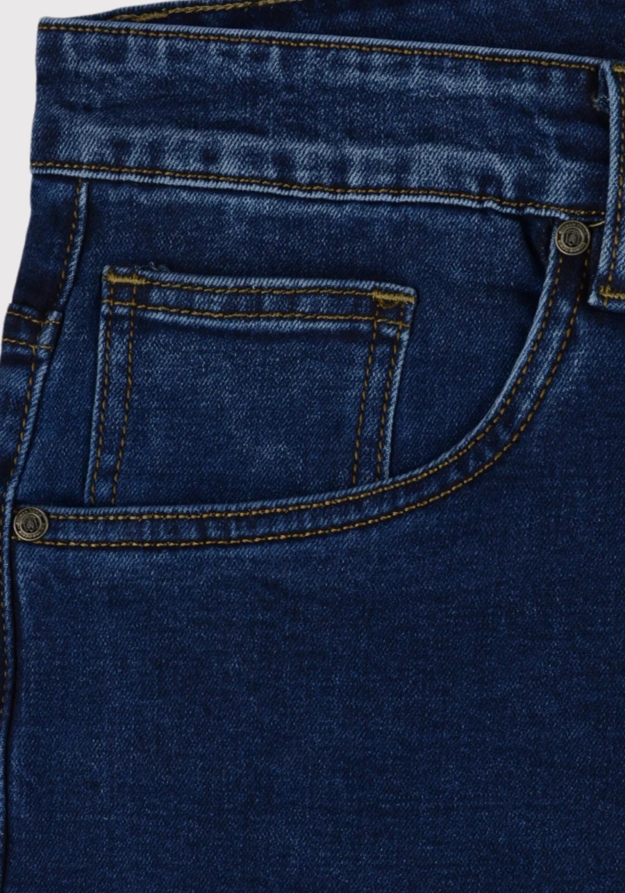 Jeansy męskie z wysokim stanem. Duże rozmiary, rozciągliwe. Plus size 3XL, 4XL, 5XL - M154