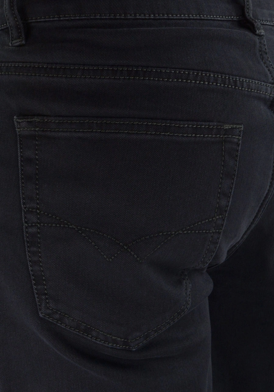 Spodnie męskie grafitowe dla wysokich, niskich, otyłych (do 130 cm w pasie) lub regular. Długie, proste nogawki. Duże rozmiary, wysoki stan - M103