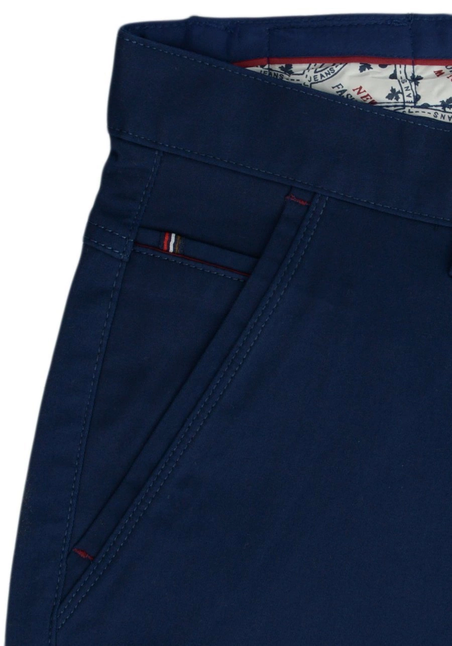 Ciemnoniebieskie spodnie męskie 435T-8