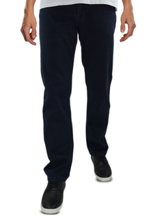 Ciemnogranatowe spodnie męskie z prostą nogawką M104