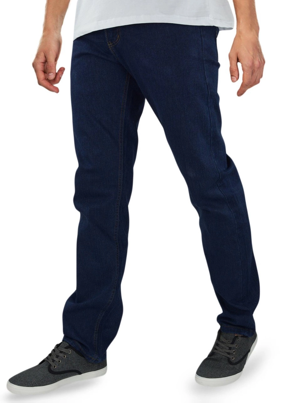 Jeansy męskie klasyczne, proste (szerokie) nogawki. Dla otyłych (duże rozmiary) oraz regular straight - 32