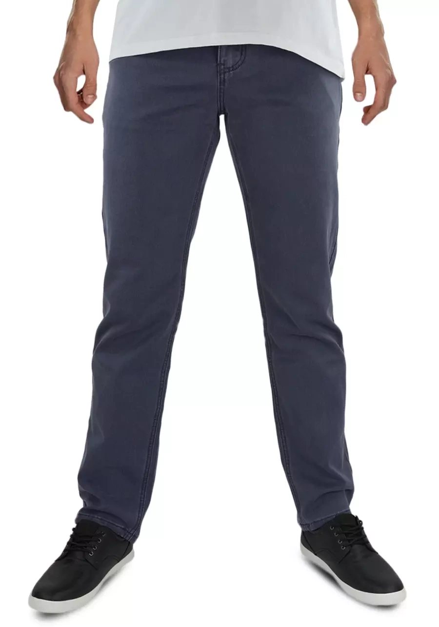 Spodnie męskie szare z prostą nogawką. Materiałowe, bawełniane, stretch, duże rozmiary oraz regular - M124