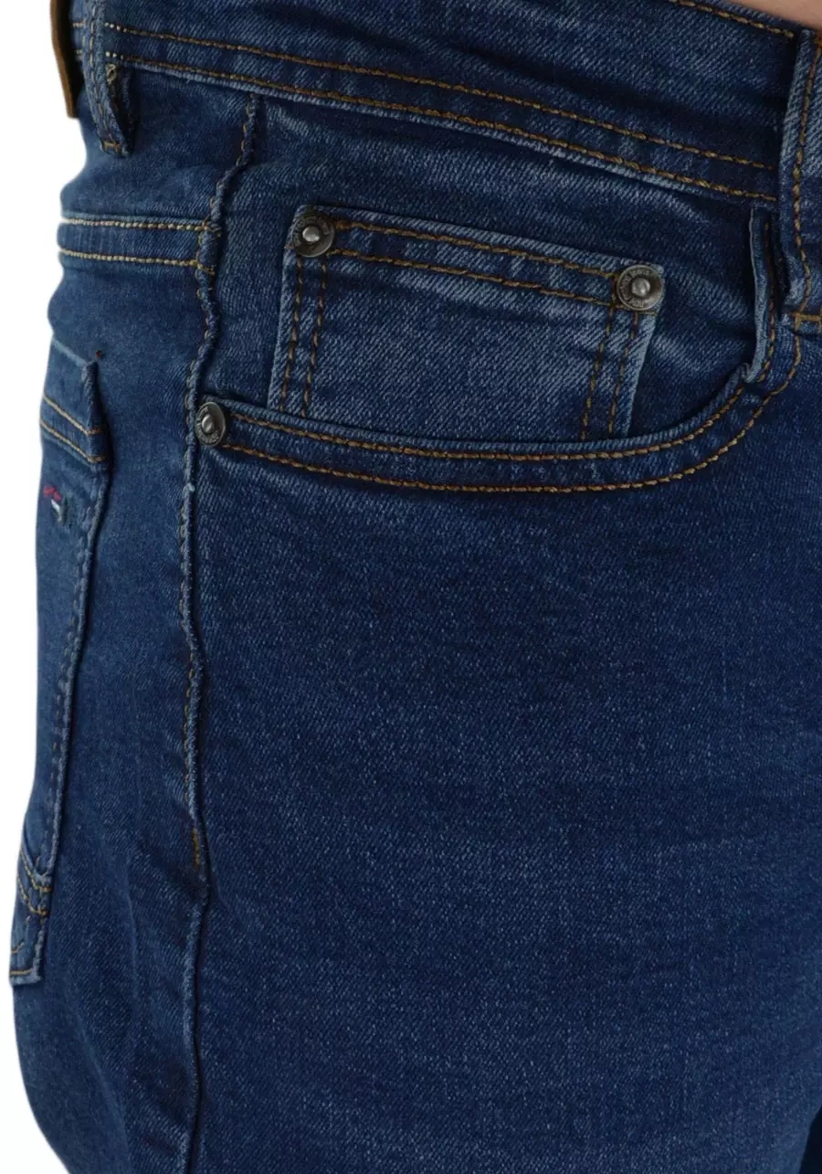 Granatowe jeansy męskie, klasyczna nogawka M119