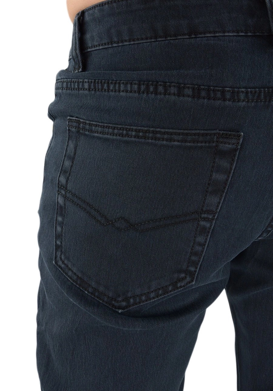 Spodnie męskie dla otyłych (duże rozmiary oversize). Klasyczne oraz proste, ciemnoszare - M161