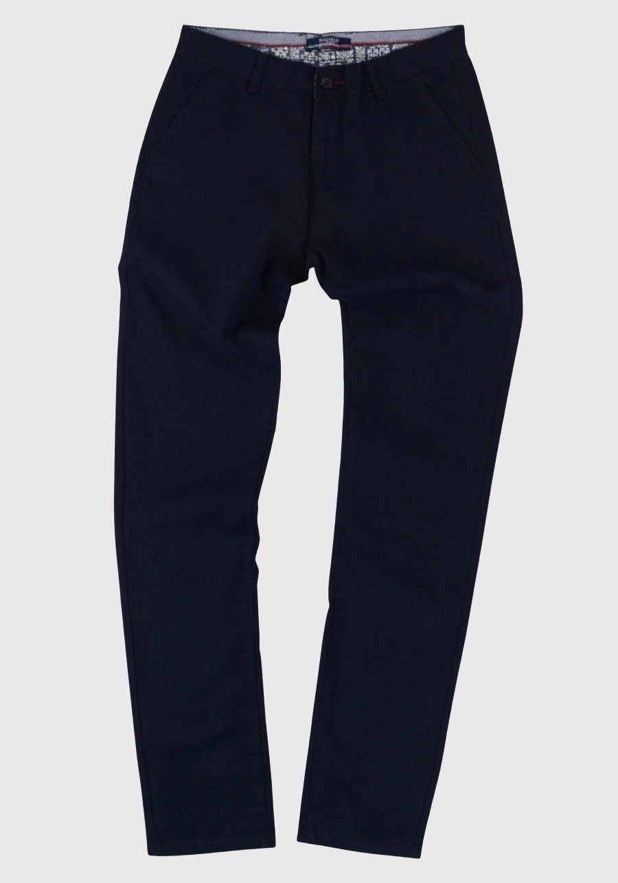 Spodnie męskie dla wysokich (wzrost do 210 cm), ciemnogranatowe  M167