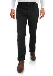 Eleganckie spodnie męskie w odcieniu koloru czarnego 1247A