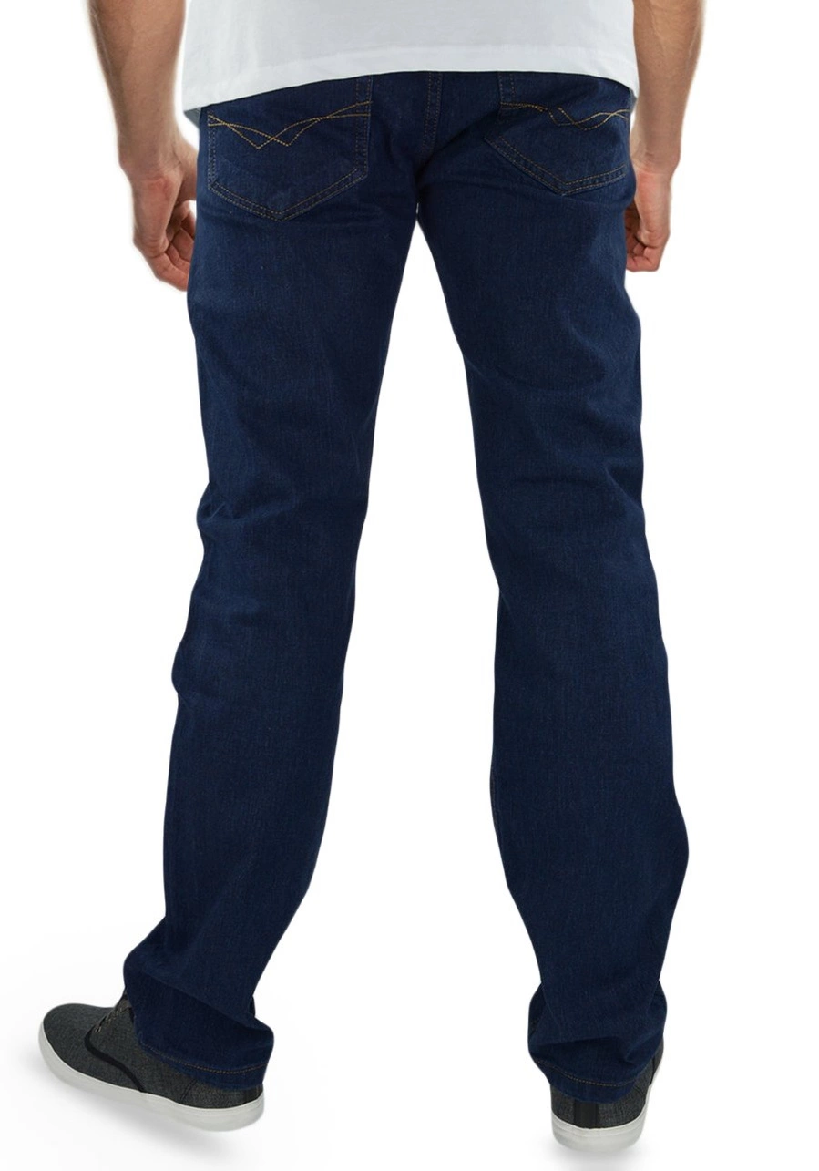 Jeansy męskie klasyczne, proste (szerokie) nogawki. Dla otyłych (duże rozmiary) oraz regular straight - 32