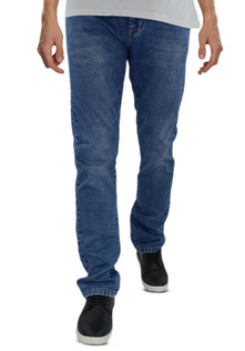 Jeansy męskie niebieskie, nogawka standard M048