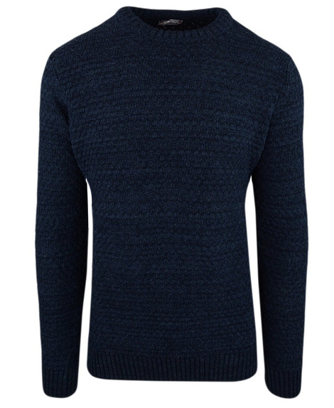 Akrylowy sweter męski w kolorze granatowym 044