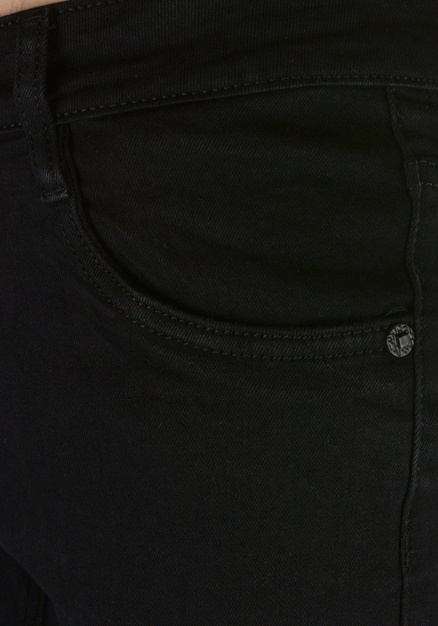 Czarne spodnie męskie chinosy, regular 57002AKT