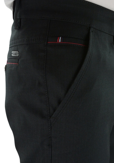 Eleganckie spodnie męskie w kolorze czarnym BM098-2