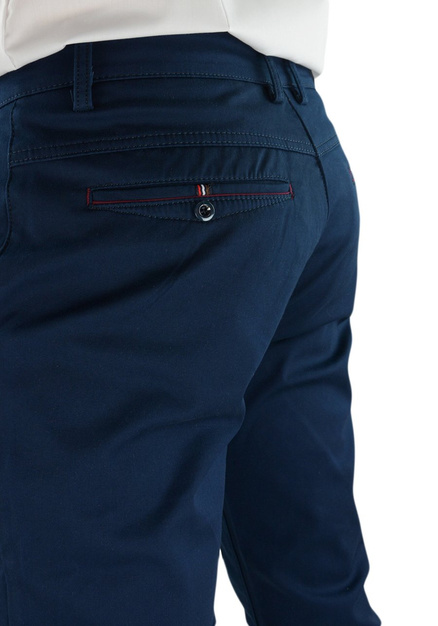 Granatowe spodnie męskie BM328-3