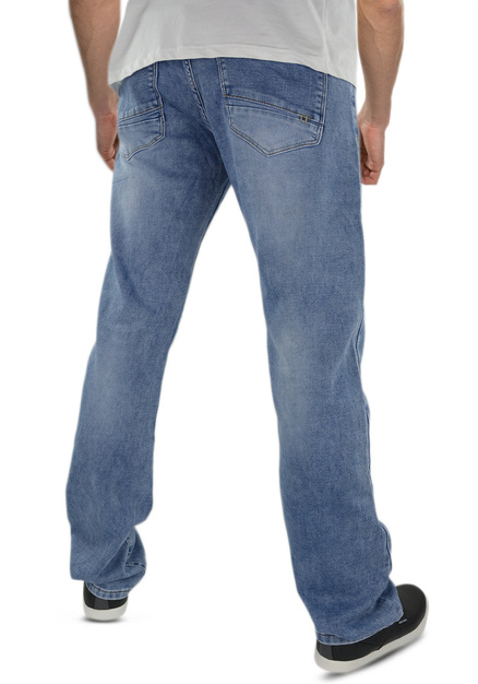 Jeansowe spodnie męskie, standardowa nogawka M070
