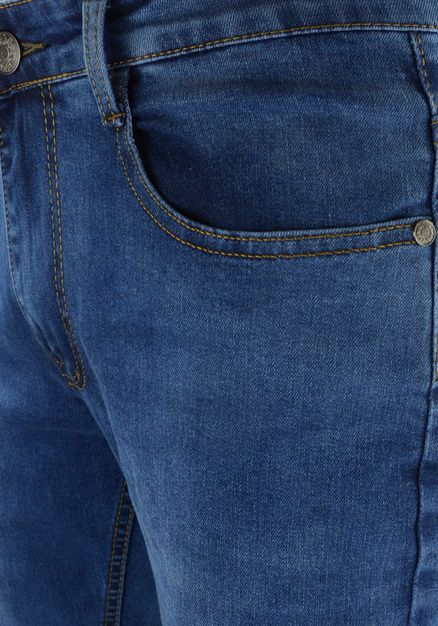 Jeansy męskie w kolorze niebieskim N210