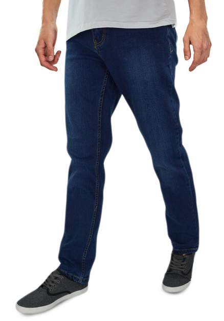 Klasyczne jeansy męskie ciemnoniebieskie 9312SZ