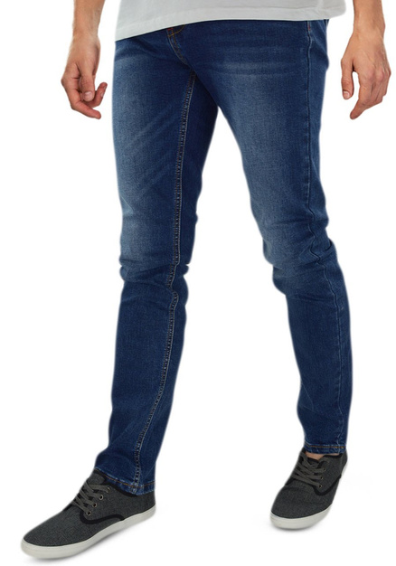 Niebieskie jeansy męskie 0612AK