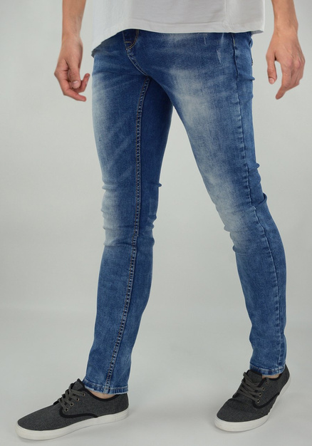 Niebieskie jeansy męskie OS2508TTR