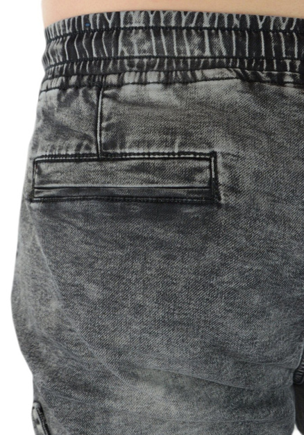 Spodenki męskie jeansowe z bocznymi kieszeniami 1-172HN