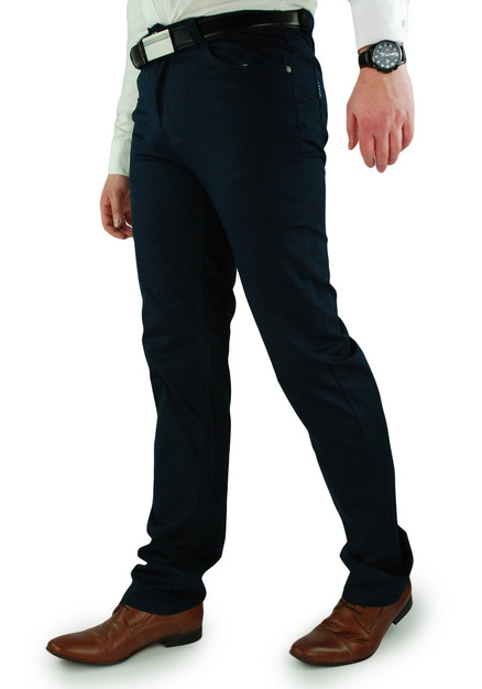 Spodnie męskie w kolorze ciemno-granatowym 20010-32