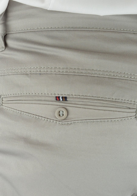 Spodnie męskie z lekkiego materiału, odcień beżu 1001MB