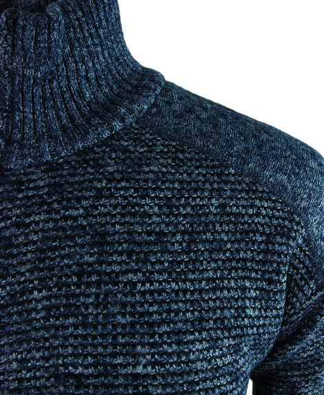 Sweter męski w kolorze niebieskim 030-3