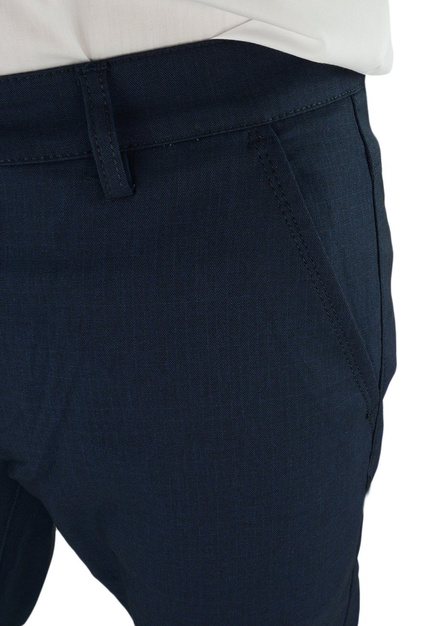 Wyjściowe spodnie męskie w kolorze granatowym BM097-8