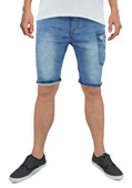 Spodenki męskie jeansowe z boczną kieszenią 042T