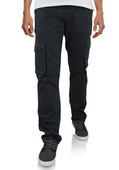 Spodnie męskie bojówki w kolorze ciemnografitowym S9020